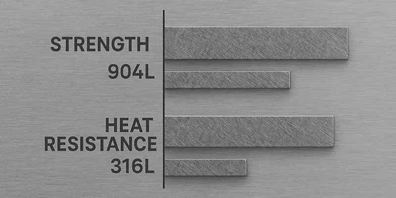 904L vs 316L Mechanical Properties 904L vs 316L Mechanical Properties